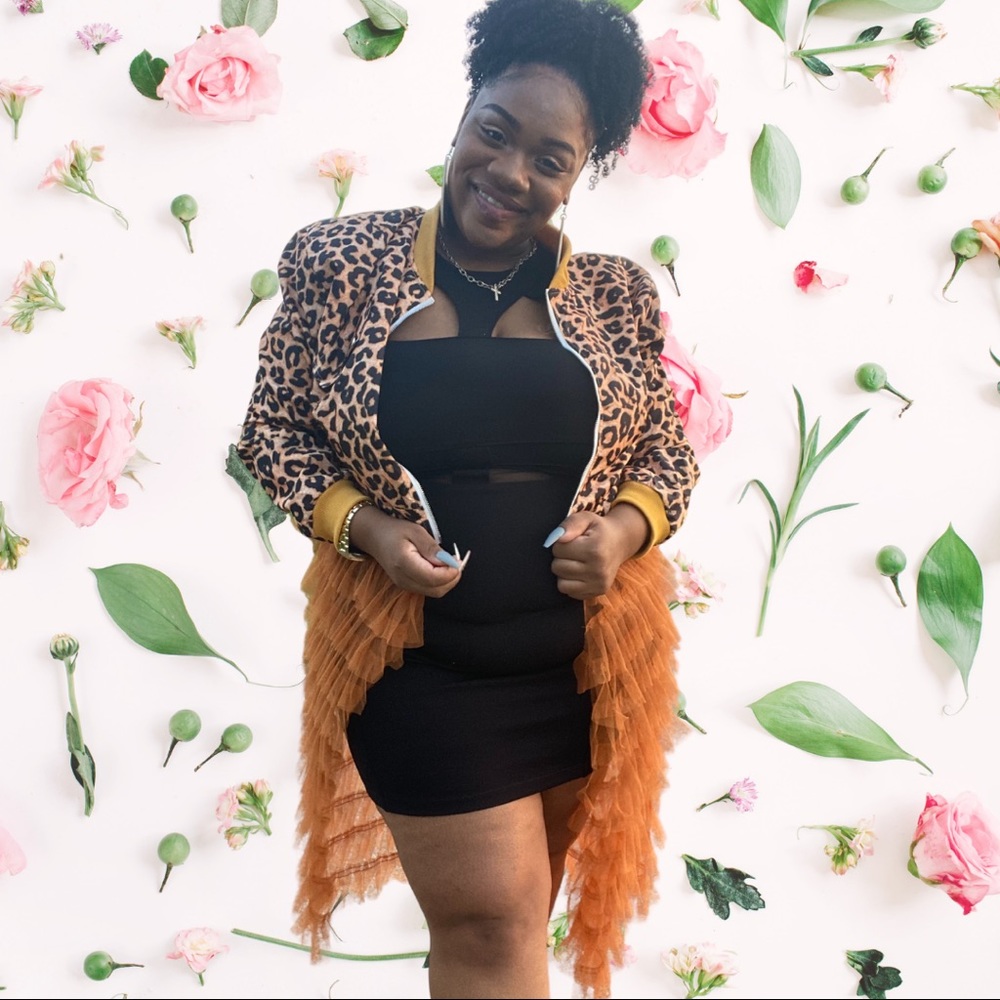 BOUT MY BUSINESS BOMBER JACKET